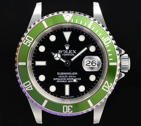 rolex 16610 green dial|Rolex model 16610 release year.